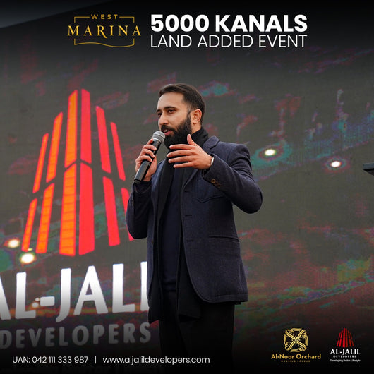 Abdullah HAshmi Marketing West Marina 5000 Kanals Land Added Event
